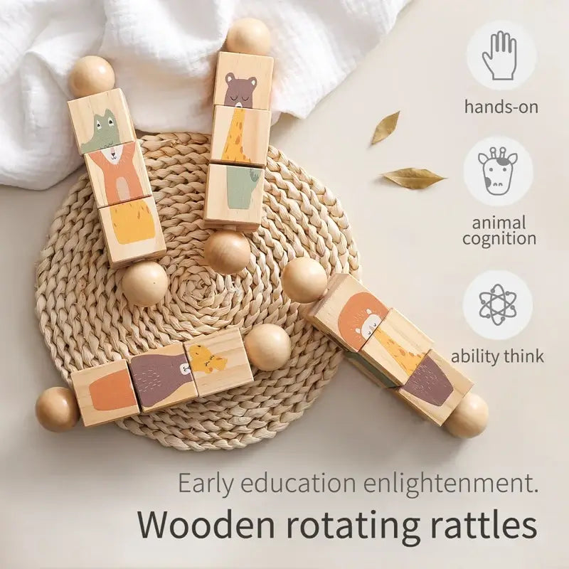 Rotating Animal Blocks - Just4mini