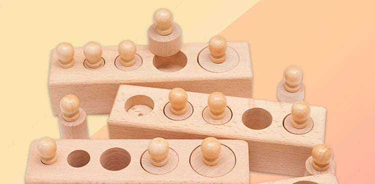 Knobbed Cylinder Socket Development Toys - Just4mini