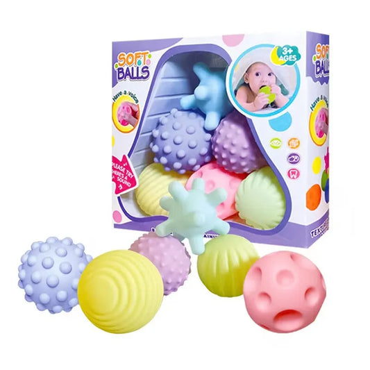 Soft Sensory Balls for Infants 6 PCS