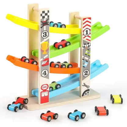 Wooden Ramp Racer: Speedy Supercar - Just4mini