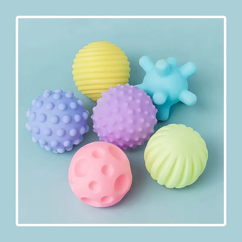 Soft Sensory Balls for Infants 6 PCS