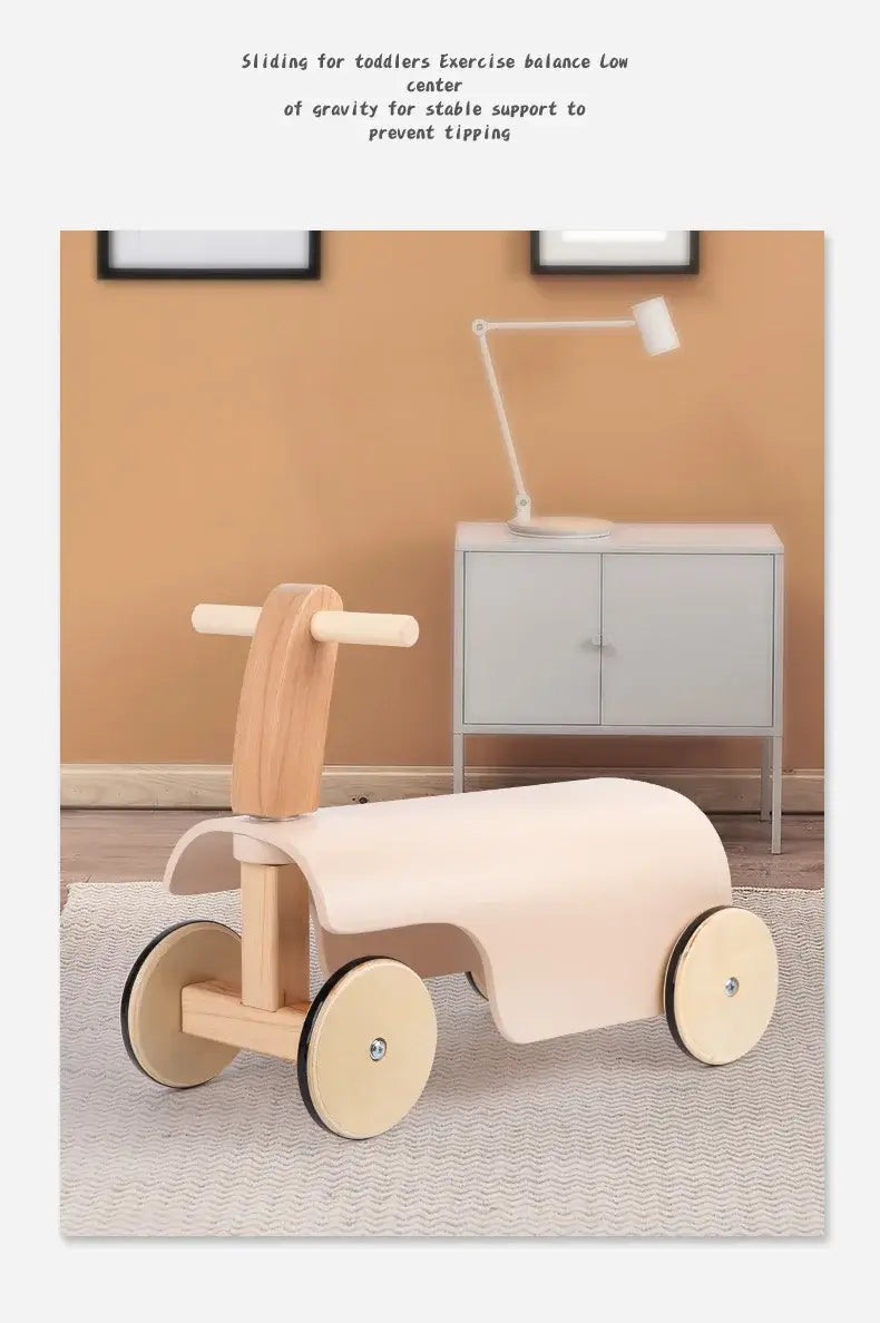 Education Wooden Walker Scooter - Just4mini