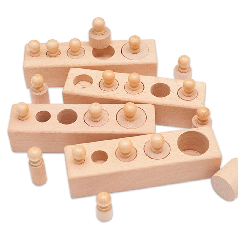 Knobbed Cylinder Socket Development Toys - Just4mini