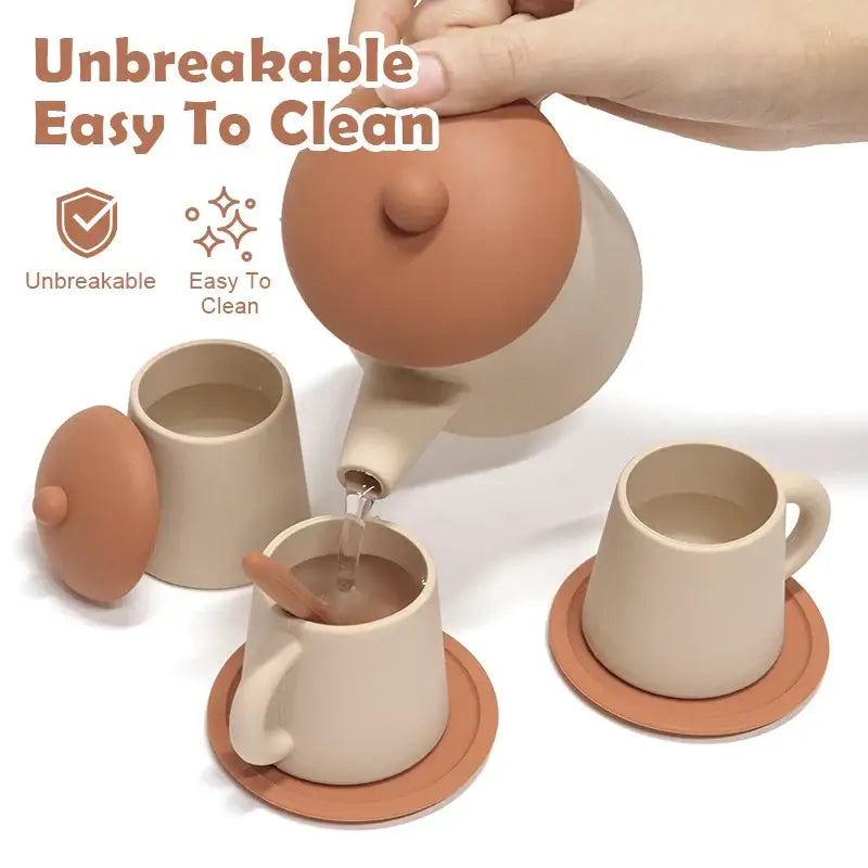 Little Tea Party: Silicone Tea Set - Just4mini