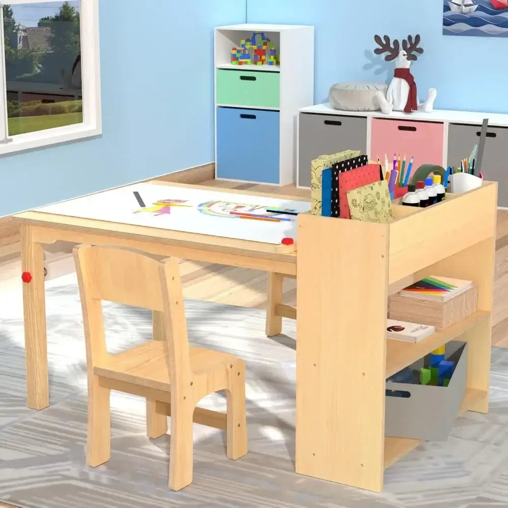 Kids Art Table and 2 Chairs - Just4mini