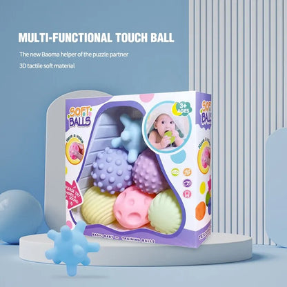 Soft Sensory Balls for Infants 6 PCS