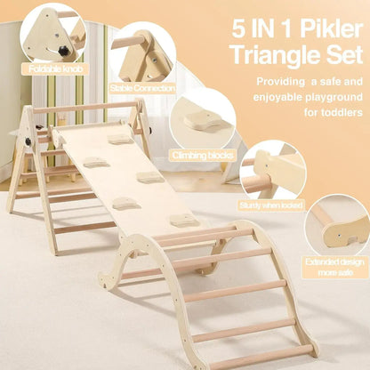 Climbing Triangle with Ramp and Arch - Just4mini