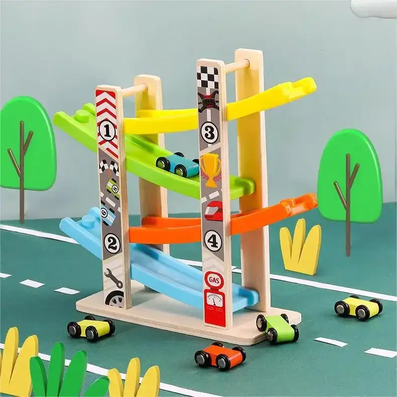 Wooden Ramp Racer: Speedy Supercar - Just4mini