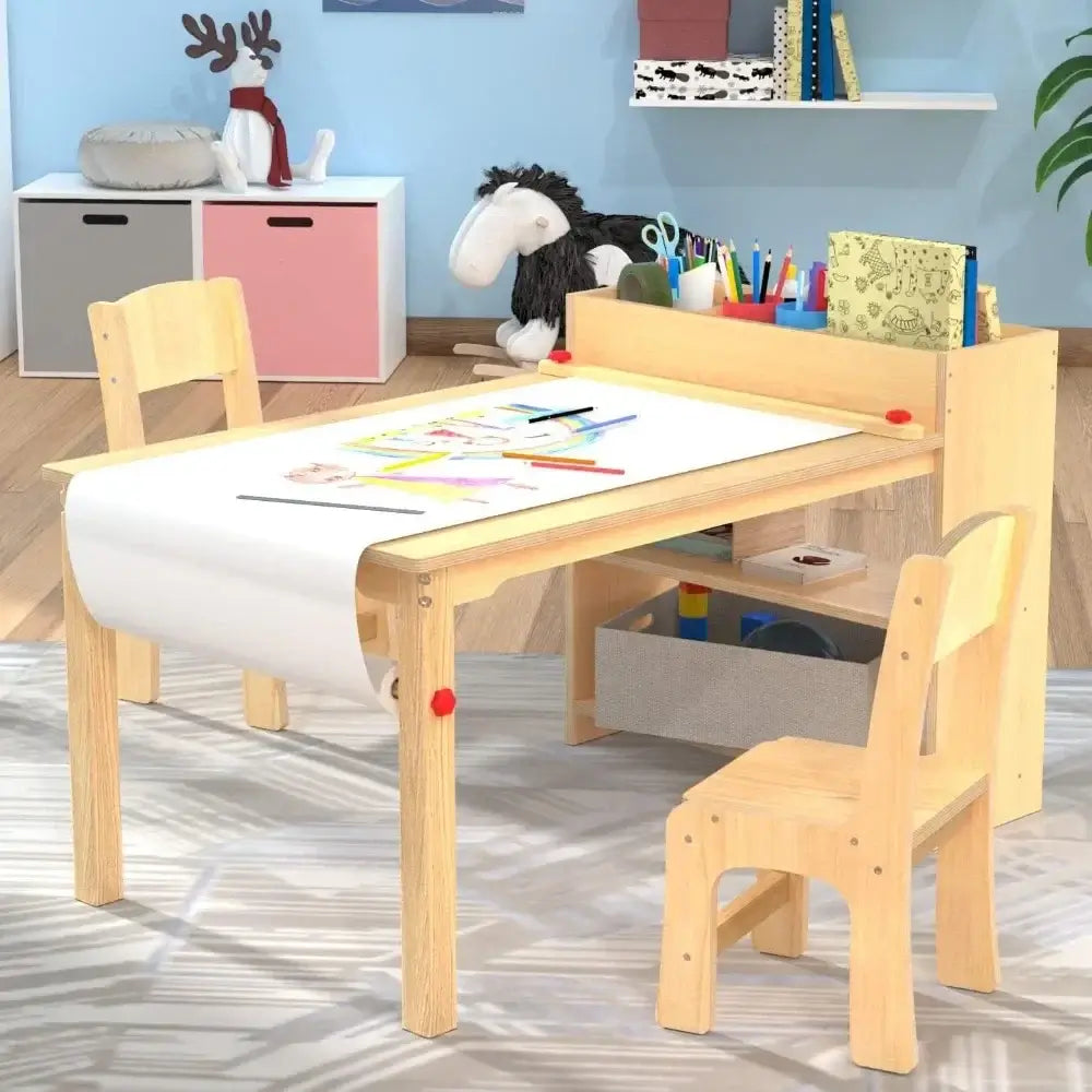 Kids Art Table and 2 Chairs - Just4mini