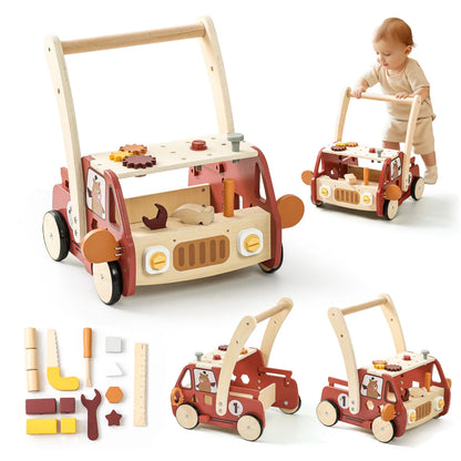 Step by Step Wooden Push Walker