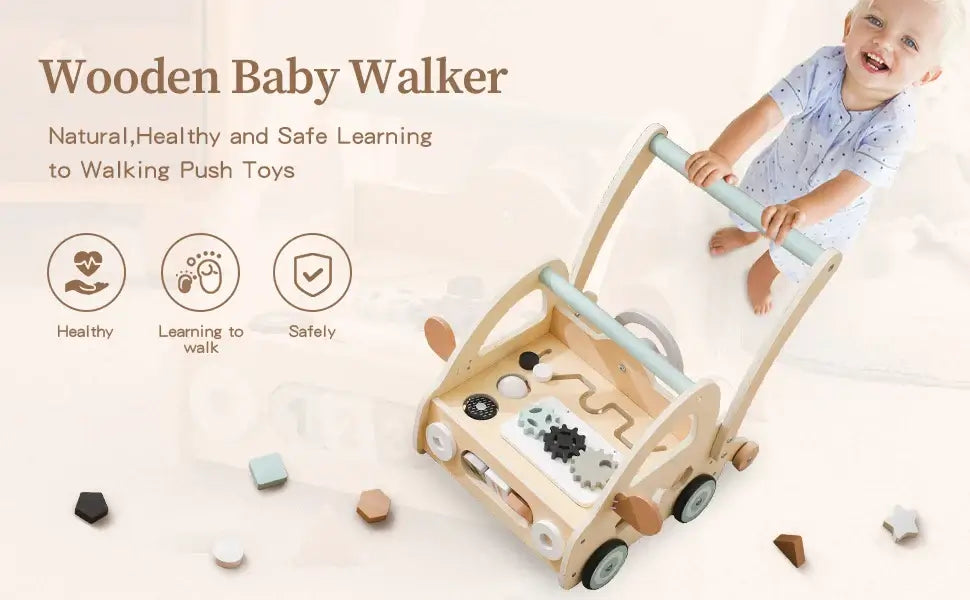 Wooden Baby Push Walker - Just4mini