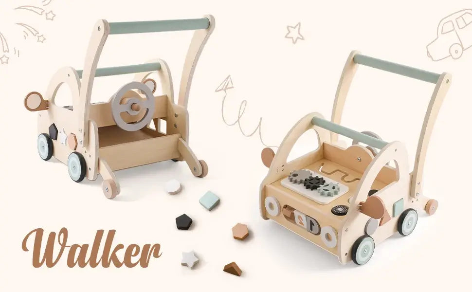 Wooden Baby Push Walker - Just4mini