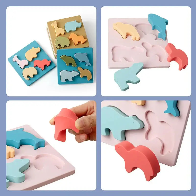 Nature's Palette: Animal Puzzle - Just4mini