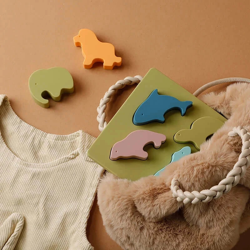 Nature's Palette: Animal Puzzle - Just4mini