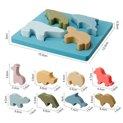 Nature's Palette: Animal Puzzle - Just4mini