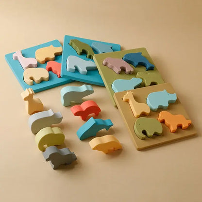 Nature's Palette: Animal Puzzle - Just4mini